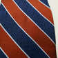 Club Room Men's Classic Stripe Tie Brown Size Regular