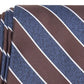 Club Room Men's Classic Stripe Tie Dark Brown Size Regular