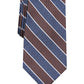 Club Room Men's Classic Stripe Tie Gray Size Regular