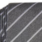Alfani Men's Slim Stripe Tie Gray Stripe Size Regular