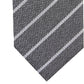 Alfani Men's Slim Stripe Tie Gray Stripe Size Regular