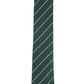 Alfani Men's Slim Stripe Tie Green Size Regular
