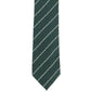 Alfani Men's Slim Stripe Tie Green Size Regular