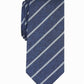 Alfani Men's Slim Stripe Tie Blue Size Regular
