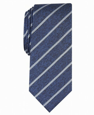 Alfani Men's Slim Stripe Tie Blue Size Regular