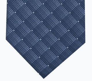 Alfani Men's Slim Geometric Tie Navy Size Regular
