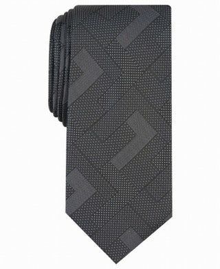 Alfani Men's Slim Abstract Geometric Tie Black Size Regular