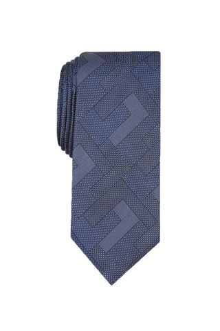 Alfani Men's Slim Abstract Geometric Tie Navy Size Regular
