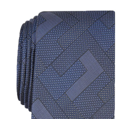 Alfani Men's Slim Abstract Geometric Tie Navy Size Regular
