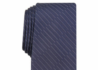 Alfani Men's Maximus Solid Tie Blue Size Regular