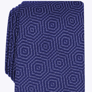 Alfani Men's Debin Abstract Plaid Tie  Navy Size Regular