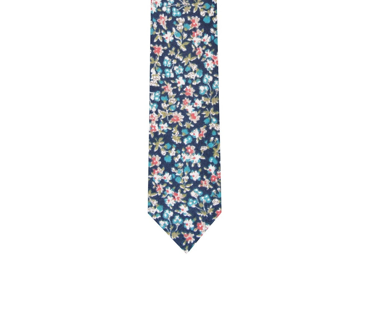 Bar III  Men's Ponderosa Skinny Floral Tie  Navy Size Regular