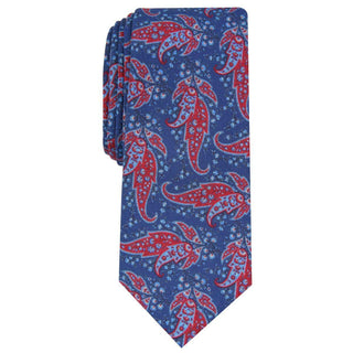 Bar III Men's Sorrento Skinny Paisley Tie Navy Size Regular