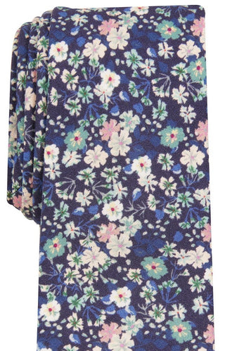 Bar III Men's Snyder Skinny Floral Tie Green Size Regular