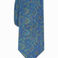Bar III Men's Stewart Skinny Paisley Tie Blue Size Regular
