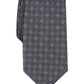 Tasso Elba Men's Classic Neat Silk Tie Black Size Regular