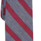 Tasso Elba Men's Teramo Stripe Tie Navy Size Regular