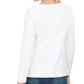 Karen Scott Women's Lace-Up French Terry Sweatshirt White Size XX-Large