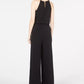 INC International Concepts Women's Solid Chain Jumpsuit  Black Size Large
