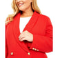 INC International Concepts Women's Double-Breasted Blazer Red Size Medium
