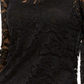 INC International Concepts Women's Lace Blouson Top Black Size Small