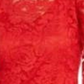 INC International Concepts Women's Lace Blouson Top Dark Red Size Small