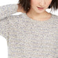 Style & Co Women's Striped Sweater Gray Size Extra Small