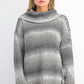 Style & Co Women's Ombre Boucle Sweater Gray Size Extra Small