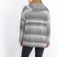 Style & Co Women's Ombre Boucle Sweater Gray Size Extra Small