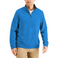 Club Room Men's Stretch 1/4-Zip Fleece Sweatshirt Blue Size Medium
