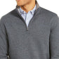 Club Room Men's Stretch 1/4-Zip Fleece Sweatshirt Dark Gray Size Small