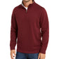 Club Room Men's Stretch 1/4-Zip Fleece Sweatshirt Red Size Small
