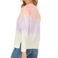 Style & Co Women's Tie-Dye Sweatshirt Pink Size Extra Large