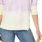 Style & Co Women's Tie-Dye Sweatshirt Sherbet Sunset Size Medium