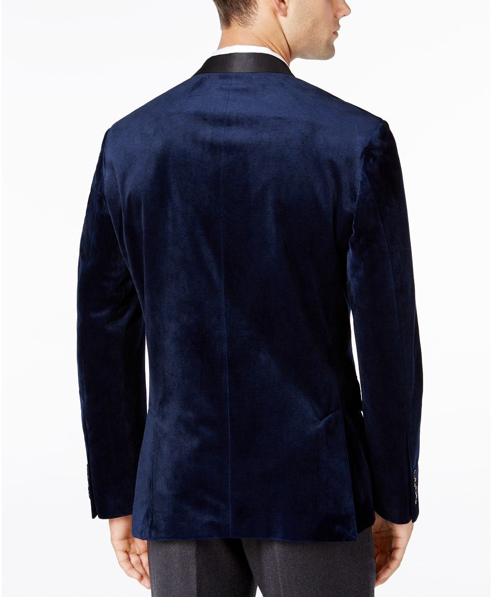 INC International Concepts Men's Mason Slim-Fit Velvet Blazer Size 2XLT