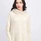 Style & Co Women's Lurex Cowl-Neck Sweater Black Size Small