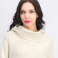 Style & Co Women's Lurex Cowl-Neck Sweater Black Size Small