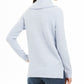 Style & Co Women's Lurex Cowl-Neck Sweater Blue Size XX-Large