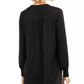 Alfani Women's V-Neck Top Black Size Small