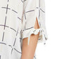 Alfani Women's Plus Printed Tie-Sleeve Top White Size 1X