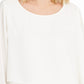 Alfani Women's Asymmetrical-Overlay Blouse Ivory Size Medium