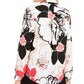 Alfani Women's Petite Printed Piped Surplice Top White Size Petite