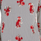 Charter Club Women's Printed Ruffled-Sleeve Top White Size Extra Large