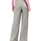 JM Collection Collection Women's Metallic Crinkle Pants Gray Size XX-Large