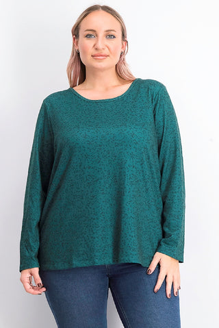 Ideology Women's Plus Size Criss-Cross Workout Top Green Size XXX-Large