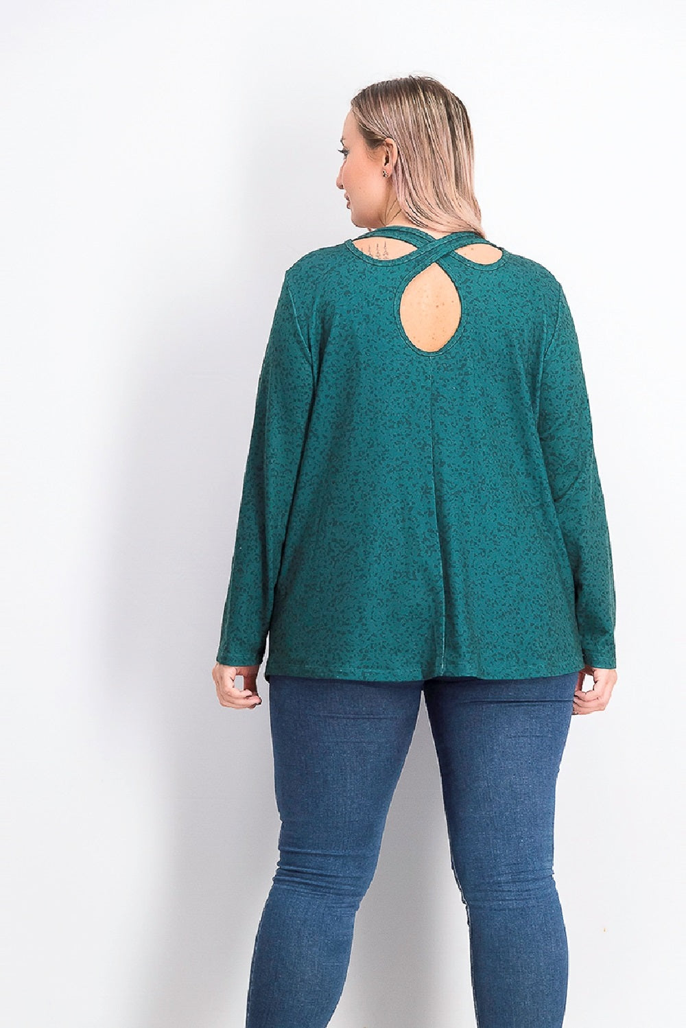Ideology Women's Plus Size Criss-Cross Workout Top Green Size XXX-Large