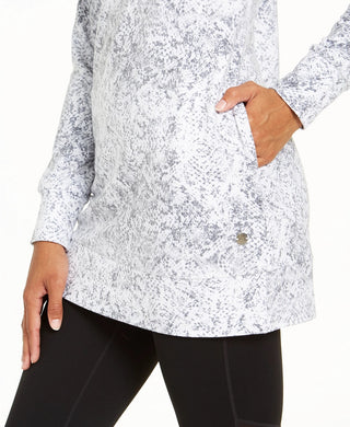 Ideology Women's Snake Print Tunic White Size Small