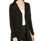 INC International Concepts Women's Chain-Detail Completer Sweater Black Size Medium
