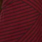 Karen Scott Women's Asymmetrical Striped Top Red Size Large