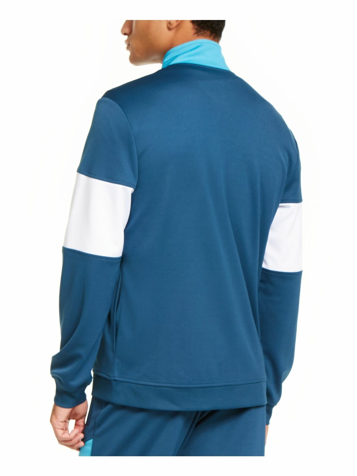 Ideology Men's Colorblocked Track Jacket Blue Size Large